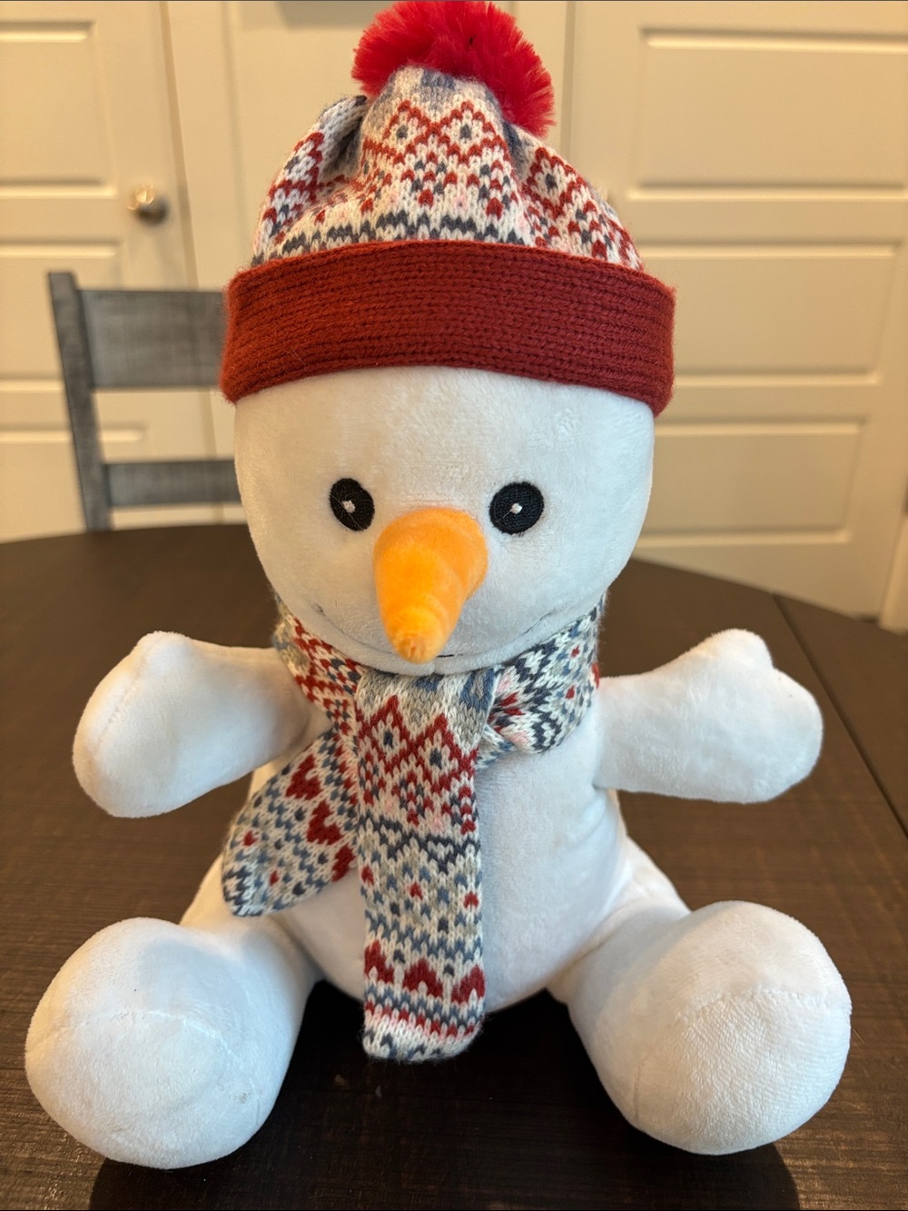 Warmies Microwavable weighted plush snowman